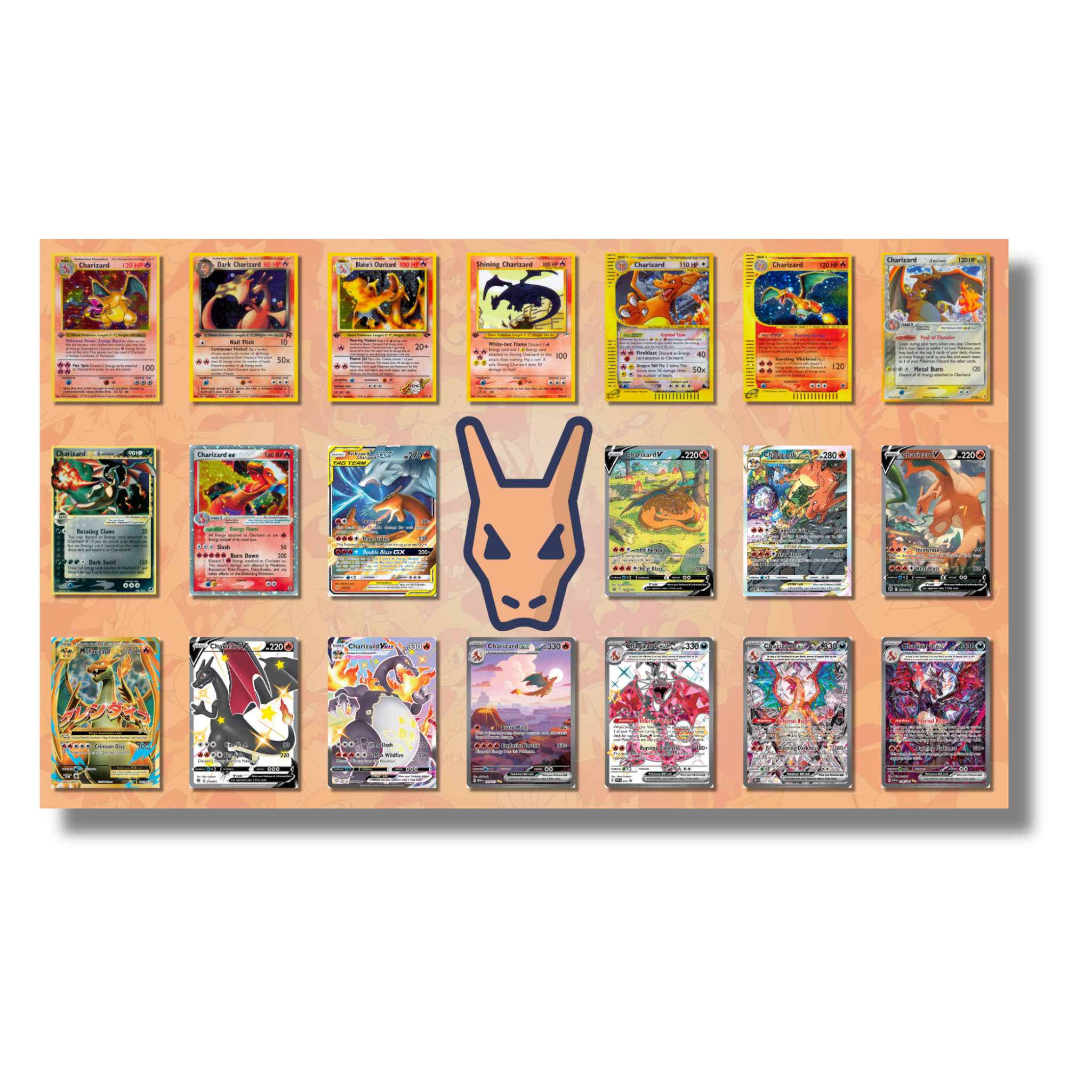 Charizard Sticker Sheet